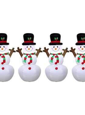 Christmas Lighted Inflatable Snowman LED Light Toy