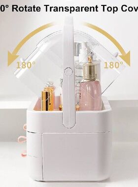 1/2 Tier Makeup Organizer Large Capacity Cosmetic Storage