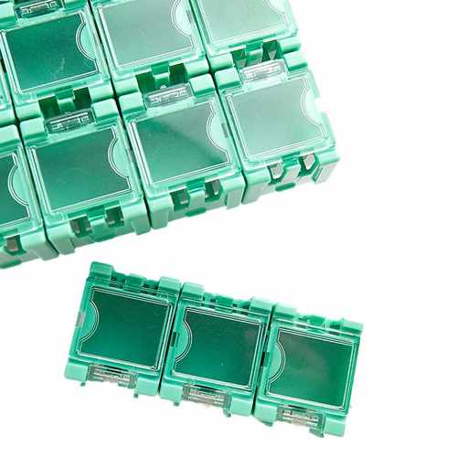 50 Pcs/Set SMD SMT Electronic Component Container Mini - 图0