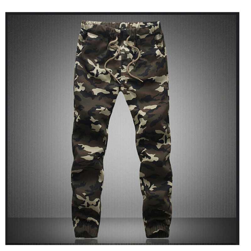 Camouflage Military Jogger Pants Men 2022 Pure Cotton Mens S - 图1