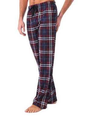 Men's Home Pants Cotton Flannel Autumn Winter Warm Sleep Bot