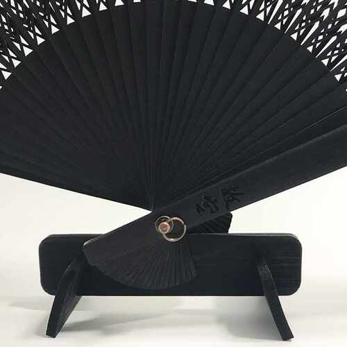 Palace Museum Danqng Breeze Foldng Fan Head Green Bamboo - 图2