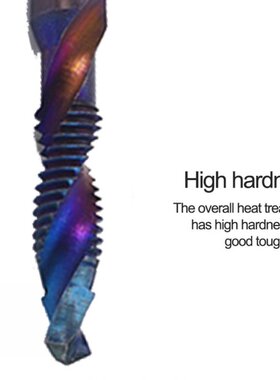 6/7pcs Hex Shank HSS Screw Thread Screw Tap Drill Bit Metric