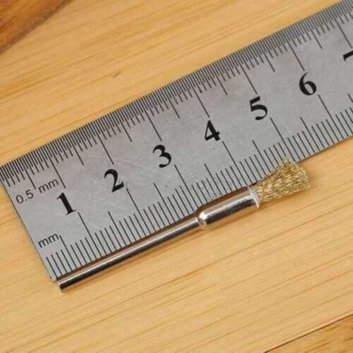 15Pcs Mini Brass Steel Wire Brush Drill Granding Tools Metal - 图2