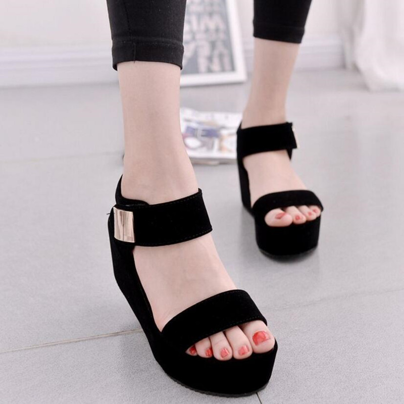 Summer Women Sandals 2022 New Woman Wedges Platform Sandals - 图2