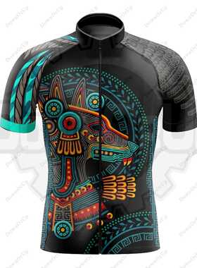 Mexico Men's Cycling Jersey Breathable Quick-Drying Maillot