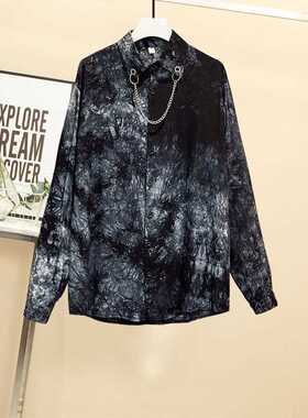 Autumn 2022 Women Chain Cargo Pants+Chian Blouse+Chain Vest