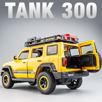 Great Wall Tank 300 Frontier Edition Alloy Car Model Boy Toy Car Ornament Gift Simulation Off-Road Car Model