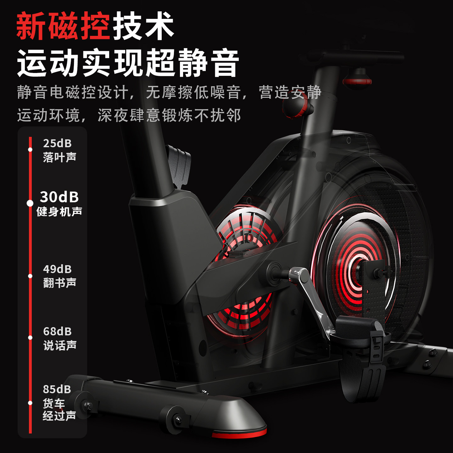 KSMILE dynamic bicycle home model small indoor silent hip training sports equipment dedicated to fitness and weight loss