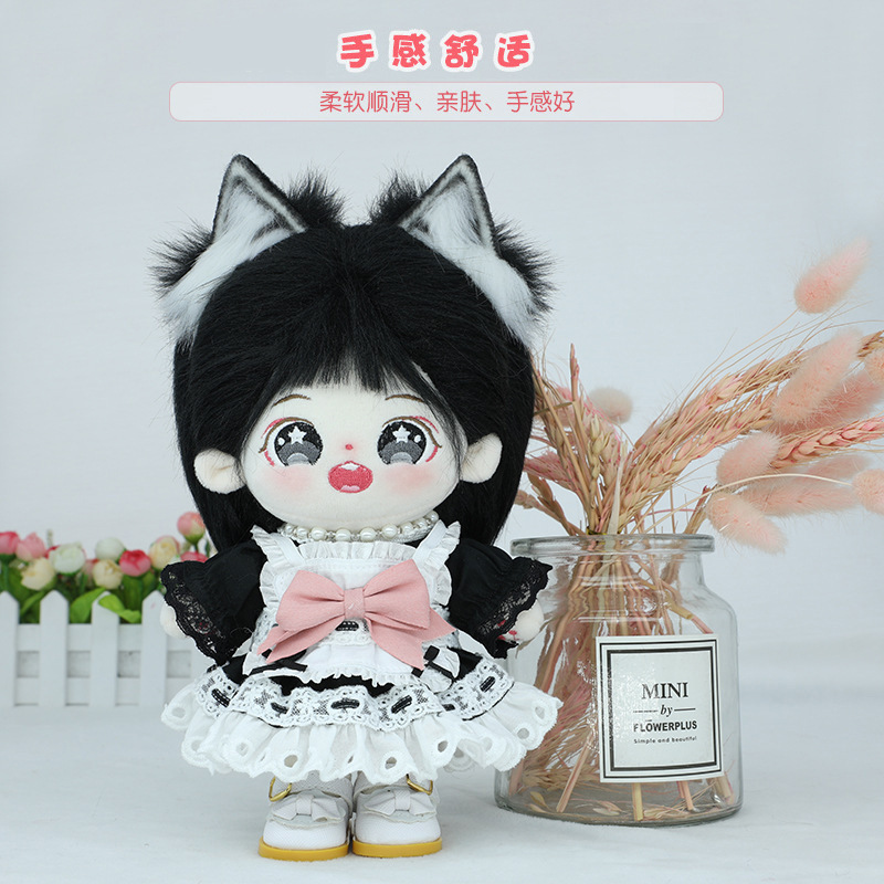 娃版兽耳02发箍毛绒手作仿真兽耳头饰发饰头箍超可爱棉花娃娃配饰 - 图2