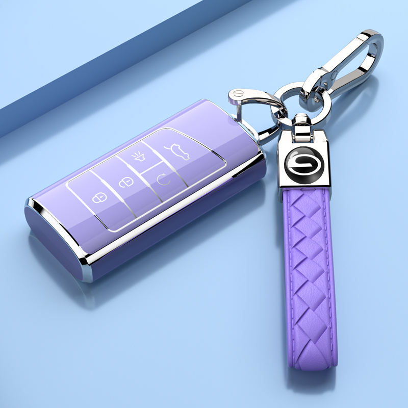 专用传祺gs4钥匙套gs8/m8广汽gs3/gs5/7扣m6pro壳ga6/8/4女士plus - 图1