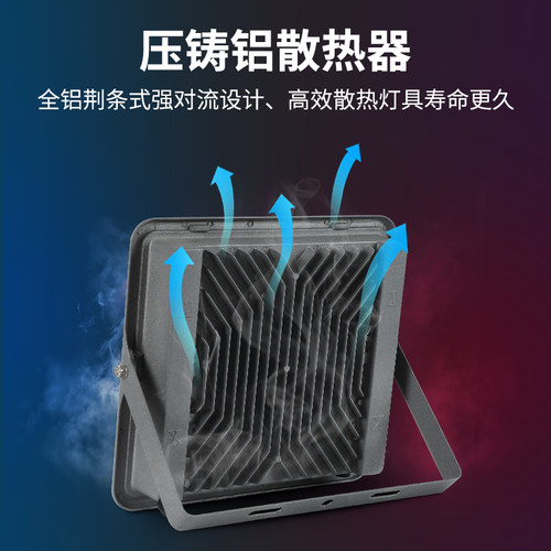 亚明led投光灯户外防水照明灯广告牌球场泛光灯300/400/500W600瓦-图0