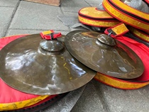 Le bouddhisme tibétain à grande échelle compte précisément le tapis du Cymbal Law Cymbals Cymbal Method Supplies Nepal Handmade Brass Cymbals Musées Instruments de musique Sachts