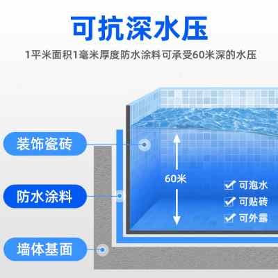 鱼池防水涂料长期泡水补漏胶水池鱼缸漏水裂缝堵漏王专用防水材料 - 图2