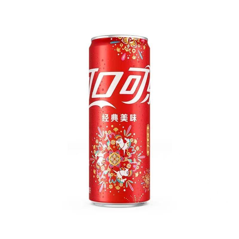 可口可乐碳酸饮料330ml*6罐烟花装摩登罐汽水整箱饮料畅饮正品,淘宝优惠券,粉丝福利购,淘宝优惠卷