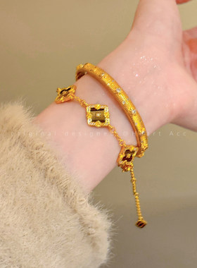 美拉德虎眼石拉丝手链女2026新款