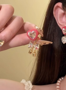 法式复古巴洛克珍珠项链女甜美粉