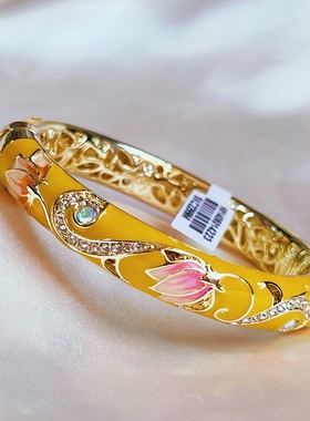 北京景泰蓝手镯双层镂空开口镯子儿童母子款王府井故宫颐和园礼品