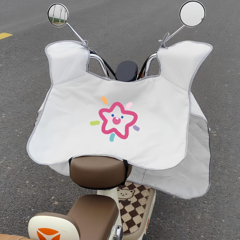 电动车挡风被夏季薄款防晒防水雅迪爱玛台铃通用遮阳罩抗UV - 图3