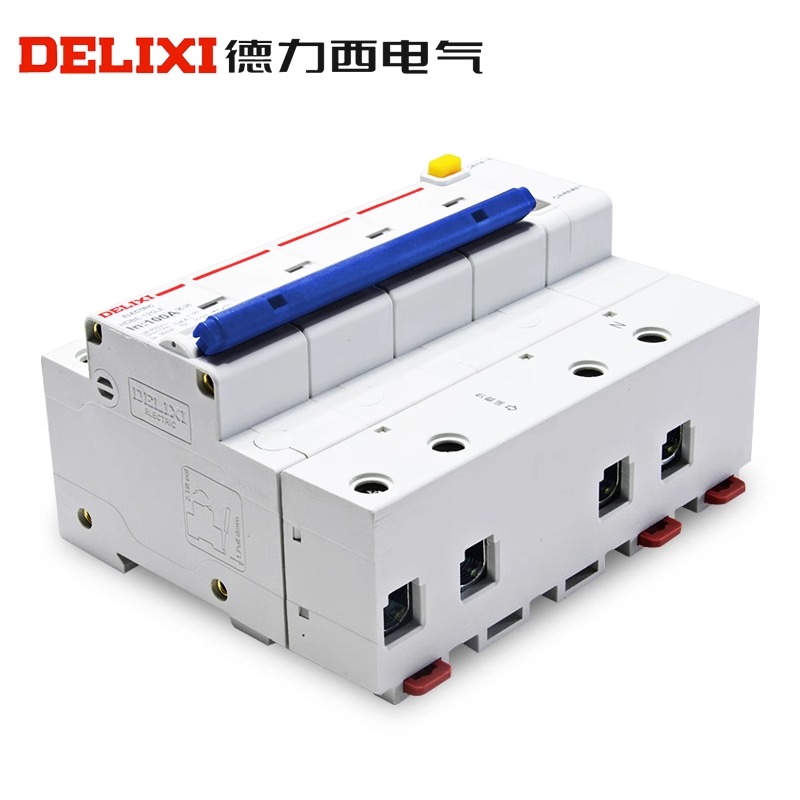 德力西断路器HDBE-125LE大功率1//3P+N100A漏保空开带漏电保护总 - 图1