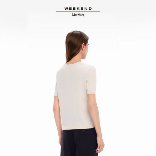 【甄选惠享】Weekend MaxMara 女装短袖针织衫5361045106 - 图1