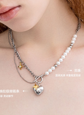 KEYLEE珍珠饰品小众原创设计项链