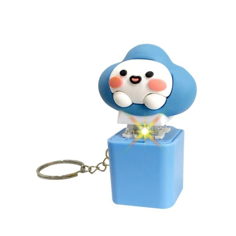 王者荣耀挂件王者荣耀同款timi发声音发光电子创意钥匙扣挂件整蛊玩具解压摆件