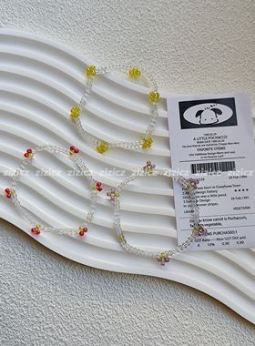 zizicz夏季彩色串珠可爱元气活力少女新款水果弹力手链女生手链