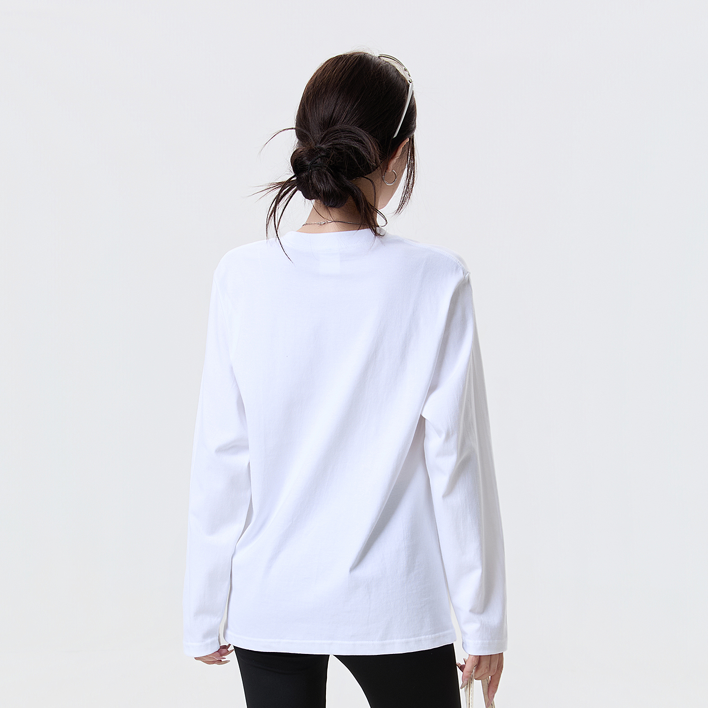 长袖t恤女纯棉打底衫内搭纯白色基础款百搭遮屁股2026超好看新款,淘宝优惠券,粉丝福利购,淘宝优惠卷