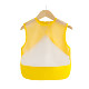 TPU baby eating bib waterproof and oil-proof no-wash children's rice bib sleeveless coverall summer anti-dirty reverse wear protective clothing