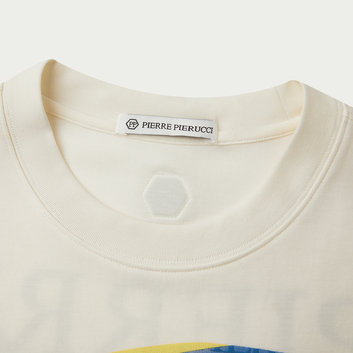 PP意大利轻奢男装2025夏季新款卡通鱼图案品牌logo设计短袖T恤潮