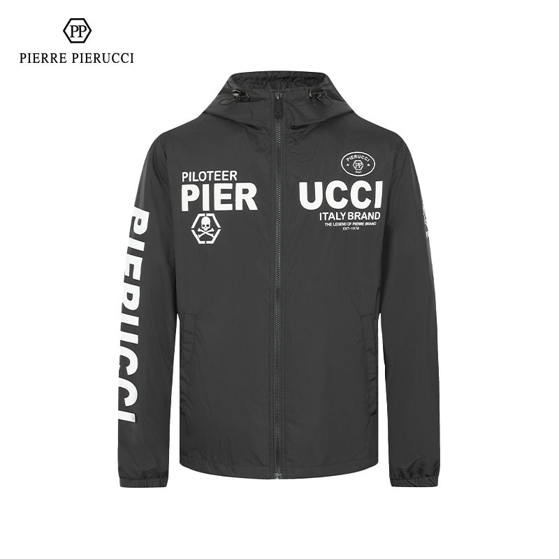 PP意大利男装2023春季新款时尚百搭连帽单茄克休闲简约夹克外套男,淘宝优惠券,粉丝福利购,淘宝优惠卷
