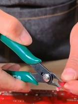 Old A Taiwan native electronic cut inclined mouth pliers Partial Mouth Model Pliers Cut plastic electrician Electronic pliers 5 inch water intake pliers