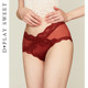 DPLAYSWEET French retro cotton crotch bottom high waist comfortable breathable briefs women's underwear 2025 winter