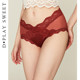DPLAYSWEET French retro cotton crotch bottom high waist comfortable breathable briefs women's underwear 2025 winter