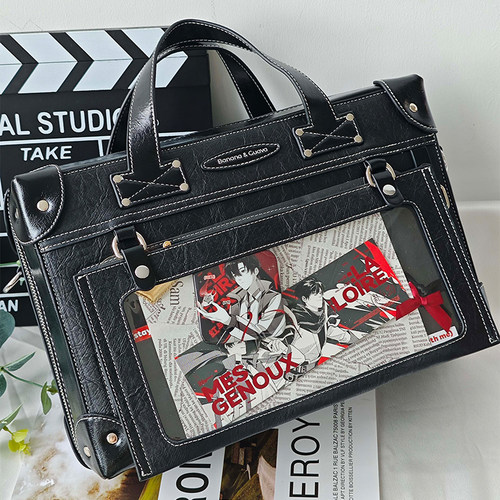 香蕉家原创拾光旅行箱痛包大容量可娃可痛单肩手提斜挎大小包百搭 - 图0