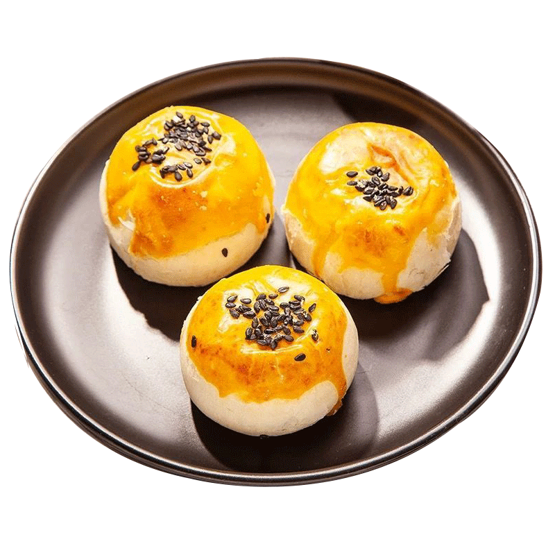 雪媚娘红豆紫薯传统中式小蛋黄酥 馋优乐食品传统糕点