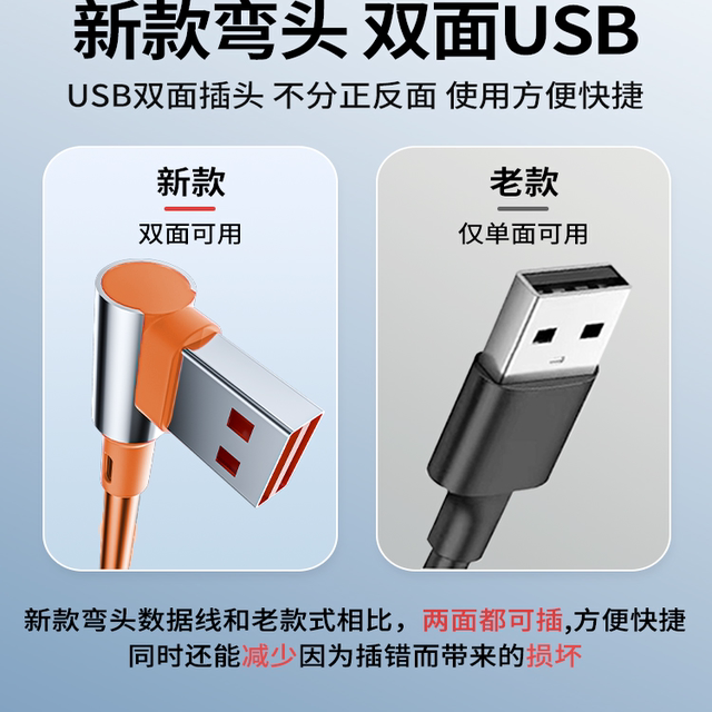 Yixingxing 100W super fast charging spring data cable