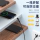 Rotating elbow magnetic 5a super fast charging data cable
