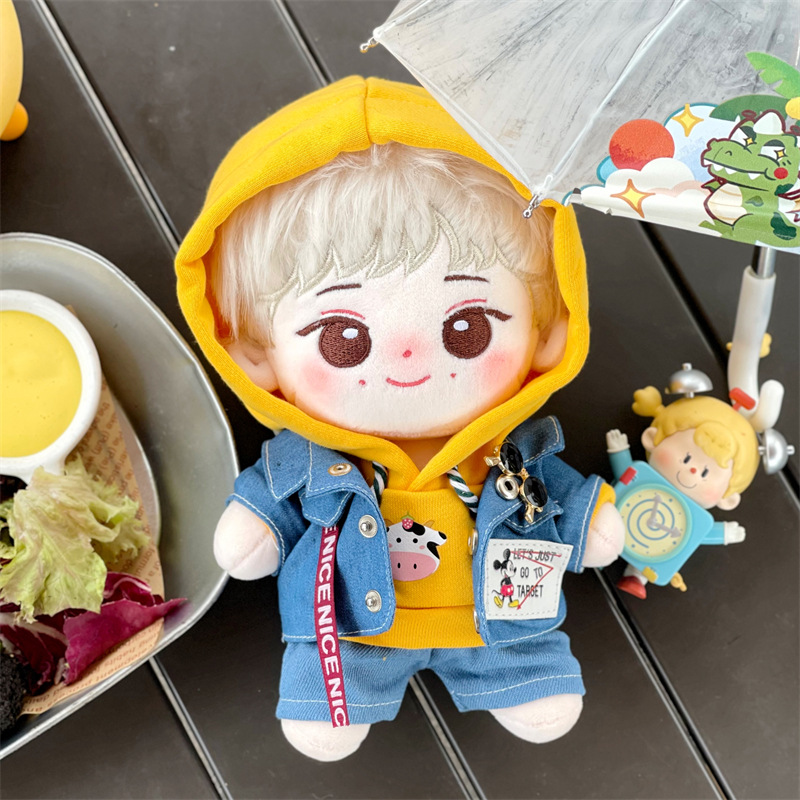 20cm郑在玹棉花娃娃韩国NCTDREAM组合毛绒原创玩偶明星公仔玩具节 - 图0