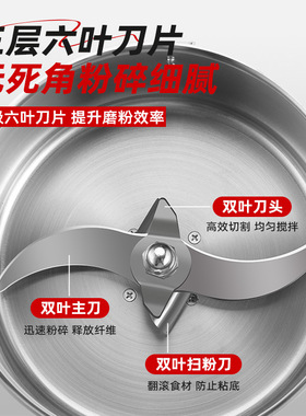 多功能高效粉碎机大容量小型粉碎