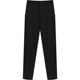 2025 Spring New Plus Size Women's Clothes Versatile Black Small Leg Pants Nine-Point Suit Pants Fat MM Showable Cigarette Pipe Pants