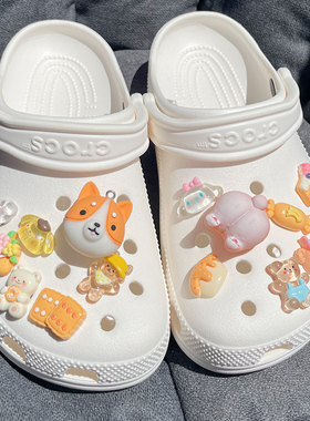 高级可爱crocs洞洞鞋配饰