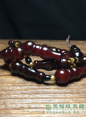 风化包浆珠串文玩配饰珠子项链