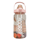 High-looking water cup, summer season, super large capacity sports water bottle, portable fitness straw, bucket, space cup