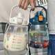 Big belly cup girls 2023 new children's high temperature resistant straw ton kettle summer big belly large capacity water cup
