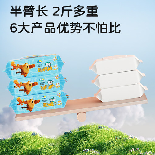 加菲猫厨房湿巾80抽 - 图0