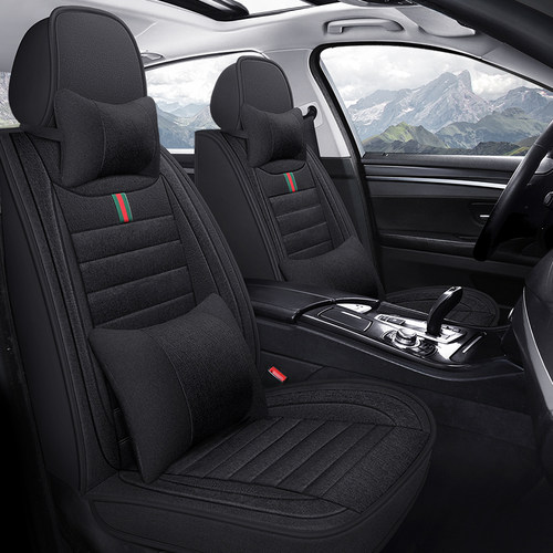 北京现代瑞纳汽车座套2010-16款三厢BH7141四季全包围座椅套坐垫 - 图3