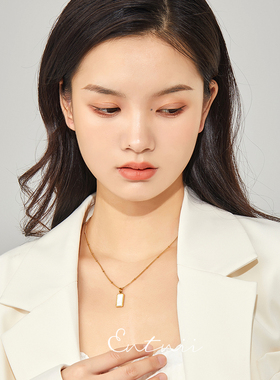 白母贝简约仙气项链锁骨链