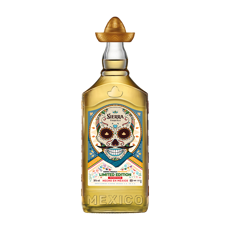 Sierra幸运帽特别版金色龙舌兰tequila38%vol烈酒洋酒700ml